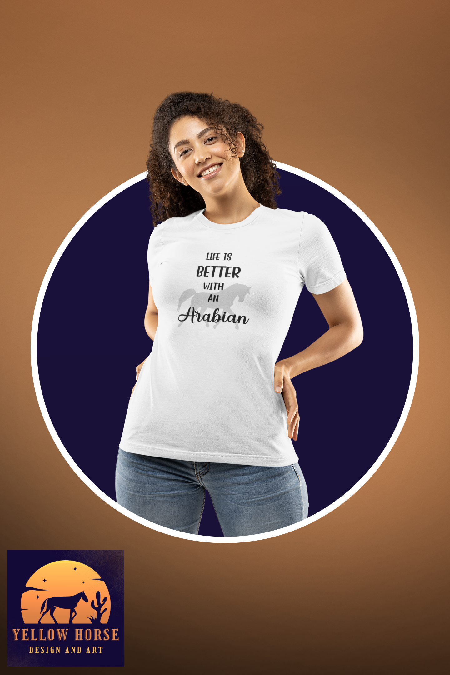 Life Is Better with an Arabian T-shirt