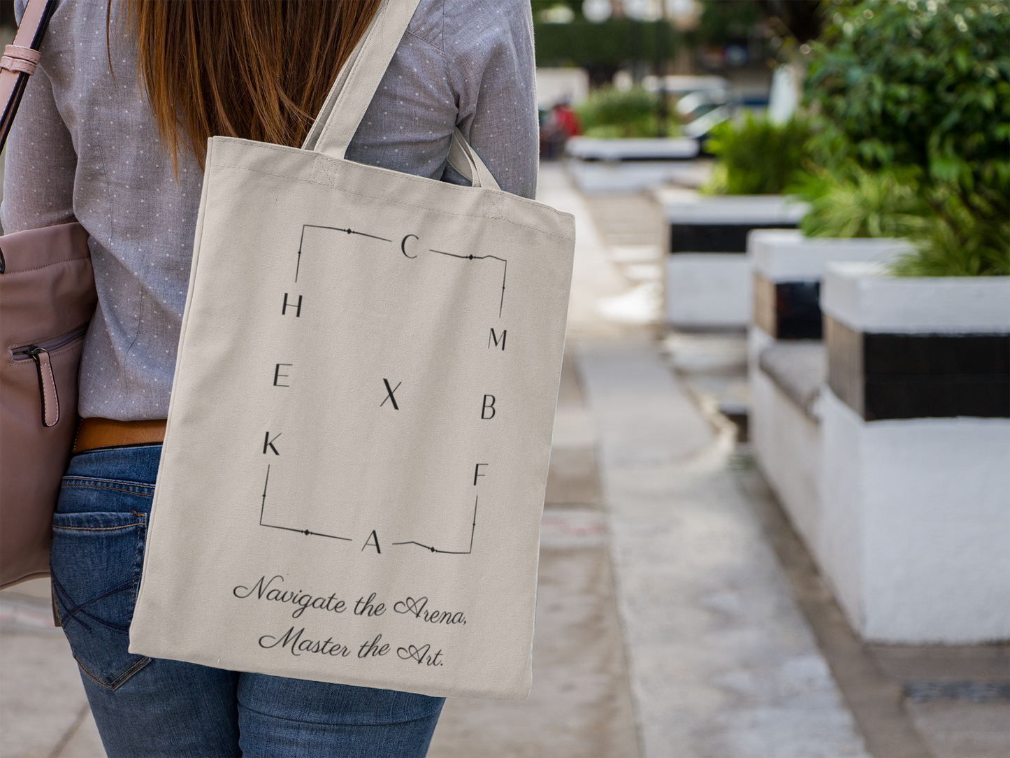 Dressage Lover Canvas Tote - Navigate the Arena, Master the Art
