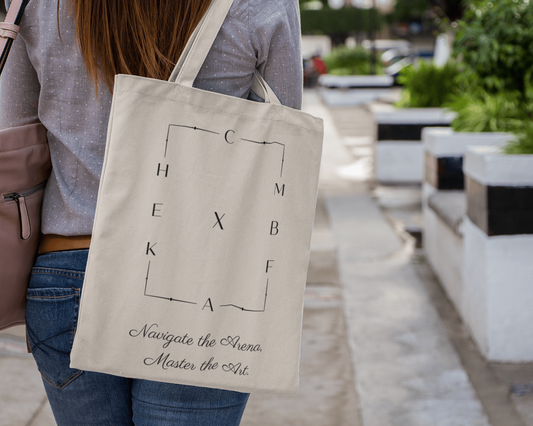 Dressage Lover Canvas Tote - Navigate the Arena, Master the Art