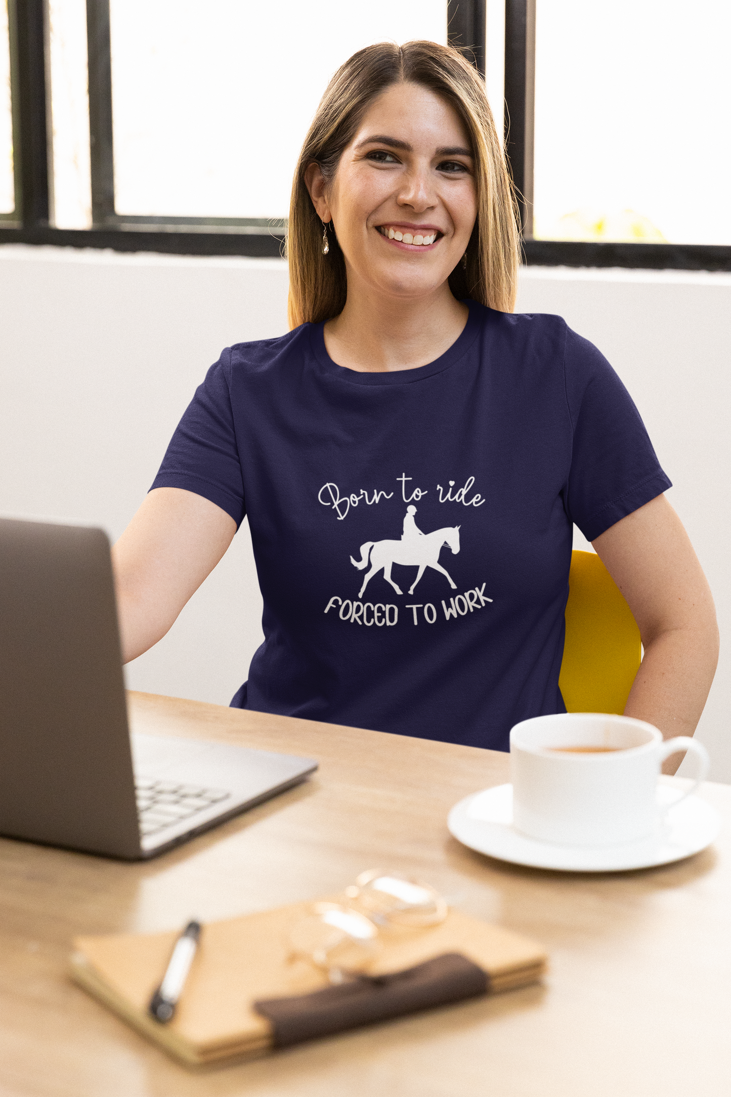 Born to Ride, Forced to Work Horse Tee